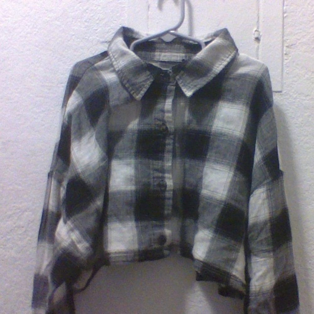 black and white crop top for girls age 11-14